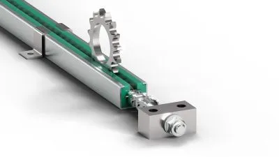 Kettenzahnstange für Rollenkette 08B-1